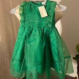 Elegant Green Kids Dress